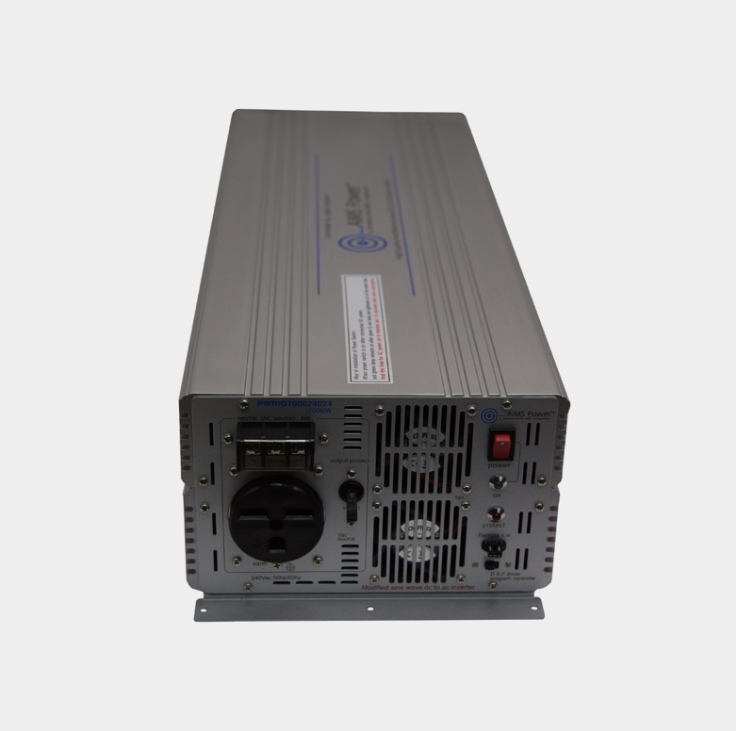 AIMS Power 7000 Watt Power Inverter 24Vdc to 240Vac Industrial Grade Single Phase 50/60 HZ