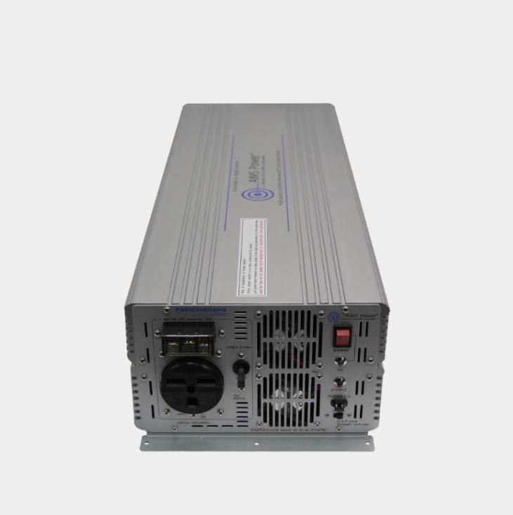 AIMS Power 7000 Watt Power Inverter 48Vdc to 240Vac Single Phase Industrial Grade 50/60 HZ