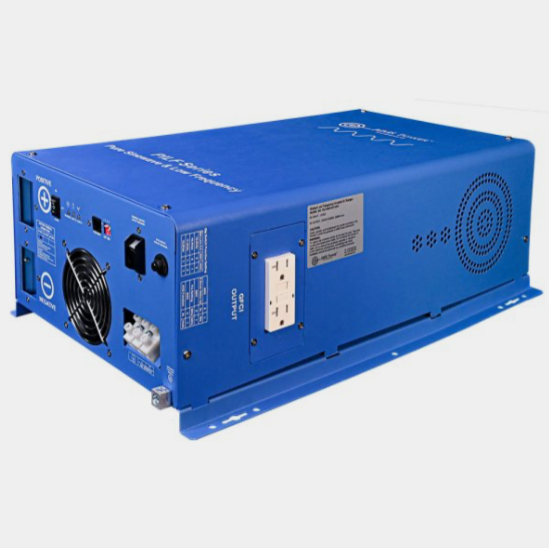 AIMS Power Industrial 3000 Watt 120/240 VAC 12V Low Frequency Pure Sine Inverter 120/240 VAC ETL Listed Conforms to UL458/CSA