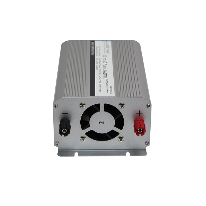 AIMS Power 1000 Watt No-Frills Modified Sine Inverter 12 Volt terminals and fan