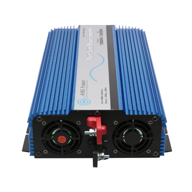AIMS Power 1200 Watt Pure Sine Inverter with Transfer Switch 12 Volt terminals and fans