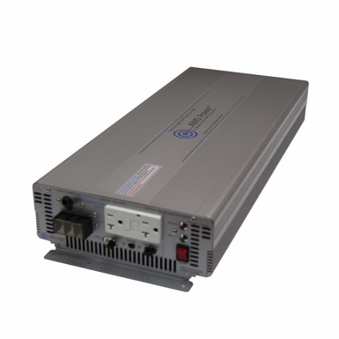 AIMS Power 3000 Watt Pure Sine Inverter 24 Volt - Industrial Grade - front, side, and top view