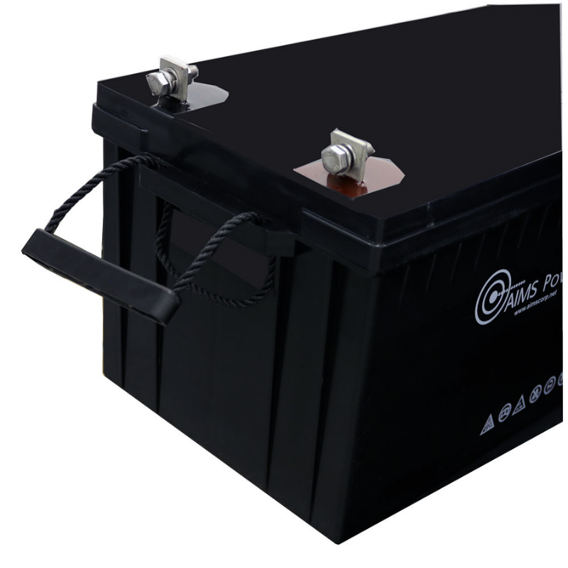 AIMS Power AGM 12V 200Ah Deep Cycle Battery Heavy Duty handle