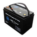 AIMS Power Lithium Battery 12V 100Ah LiFePO4 Lithium Iron Phosphate with Bluetooth Monitoring side and front view