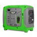 ALP Portable 100W Propane Generator Green and Gray side view