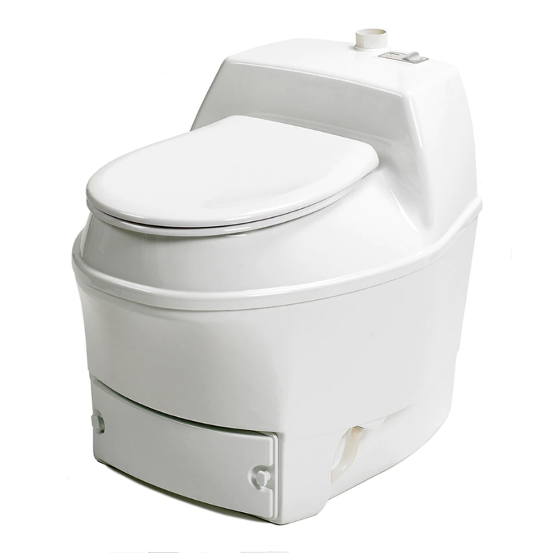 BioLet Composting Toilet 25a front and side view