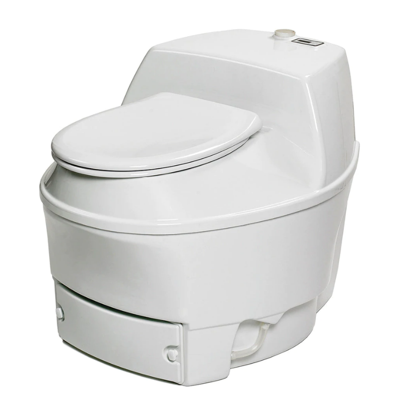 BioLet Composting Toilet 65a front and side view