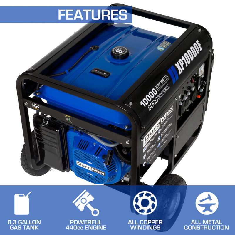 Features of the DuroMax 10000 Watt Portable Generator