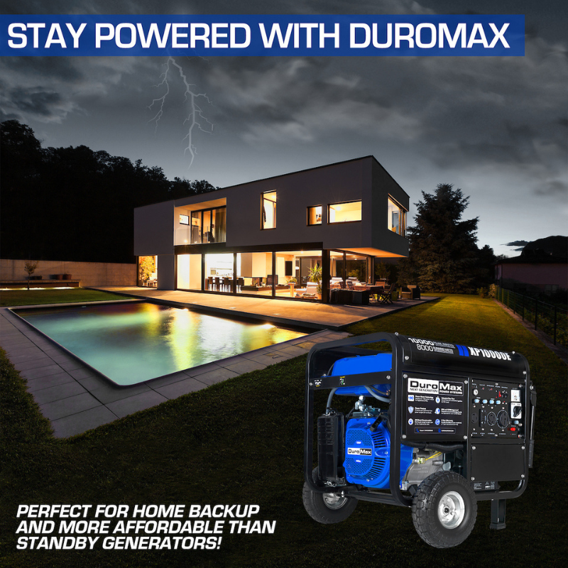 Generador portátil DuroMax de 10000 vatios