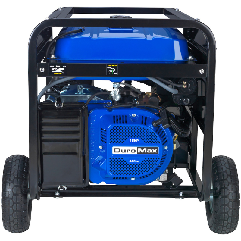 Rear of the DuroMax 10000 Watt Portable Generator