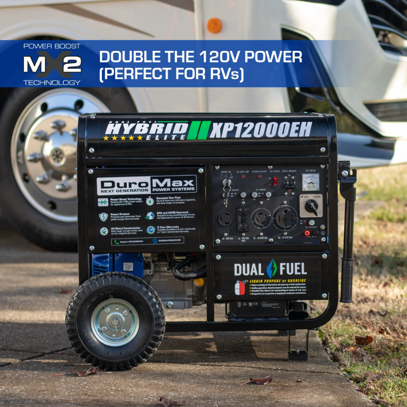 DuroMax 12000 Watt Dual Fuel Portable Generator