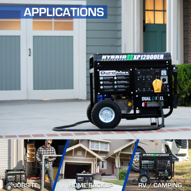 DuroMax 12000 Watt Dual Fuel Portable Generator