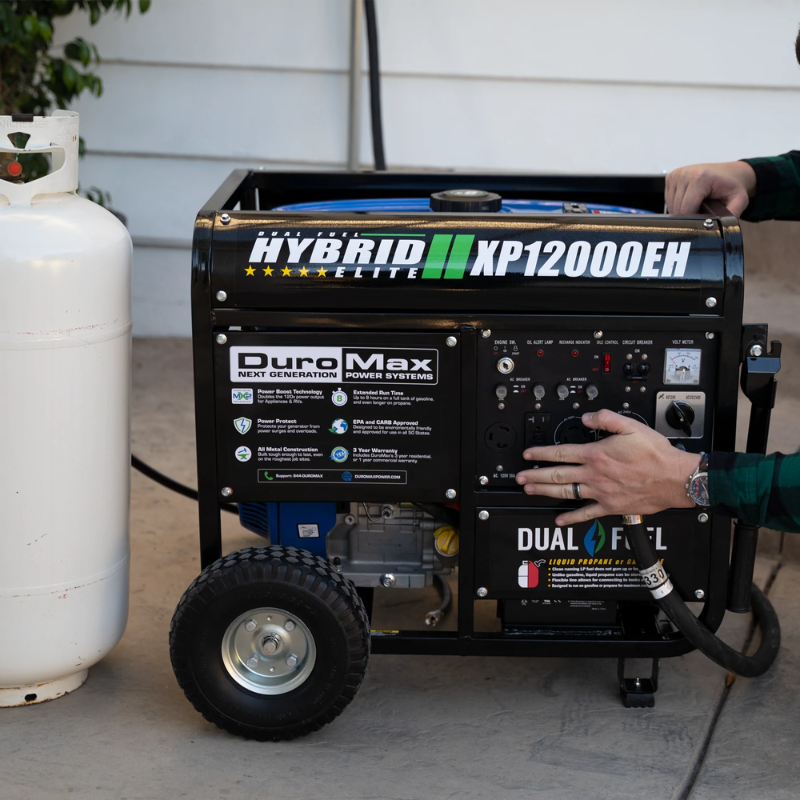 DuroMax 12000 Watt Dual Fuel Portable Generator