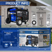 Product info of the DuroMax 12000 Watt Portable Generator