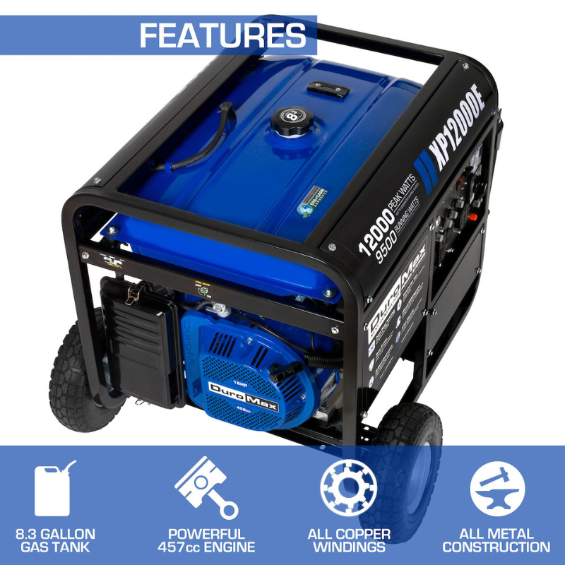 Features of the DuroMax 12000 Watt Portable Generator