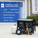 the DuroMax 13000 Watt Dual Fuel Portable Generator powers all home essentials