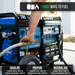 multiple ways to fuel the DuroMax 13000 Watt Tri Fuel Portable Generator w/ CO Alert