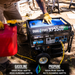gasoline or propane can power the DuroMax 5500 Watt Dual Fuel Portable HX Generator w/ CO Alert
