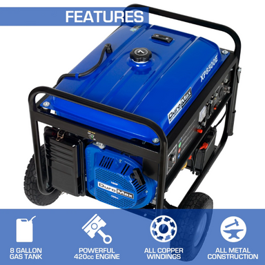 Features of the DuroMax 8500 Watt Gasoline Portable Generator