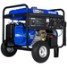 front and side view of the DuroMax 8500 Watt Gasoline Portable Generator