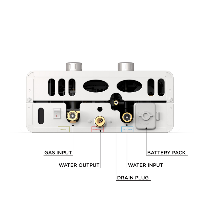 Eccotemp Luxé Portable Tankless Water Heater 1.5 GPM with EccoFlo Pump & Strainer Bundle