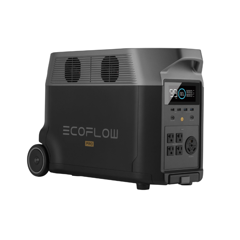 EcoFlow DELTA Pro Portable Power Station front and side