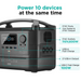 EcoFlow RIVER Max Portable Power Station power ten devices at the same time