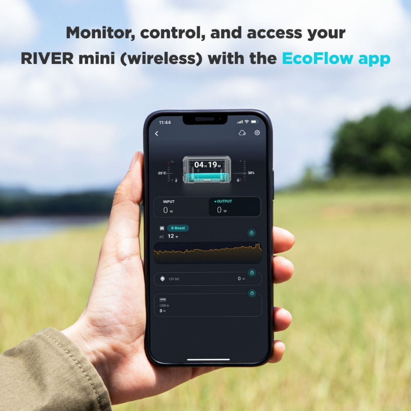 EcoFlow RIVER mini Portable Power Station phone app