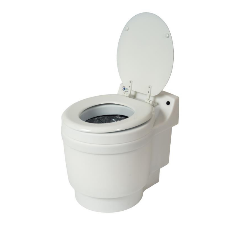 Laveo by Dry Flush Portable Waterless Toilet side view