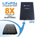 Lithium Battery 24V 300AMP LiFePO4 Industrial Grade power