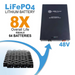 Lithium Battery 48V 150AMP LiFePO4 Industrial Grade strength