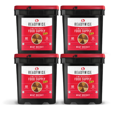 ReadyWise 240 Serving Meat Bundle + 80 Servings of Rice