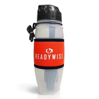 Front view of the ReadyWise Seychelle Water Filtration Bottle