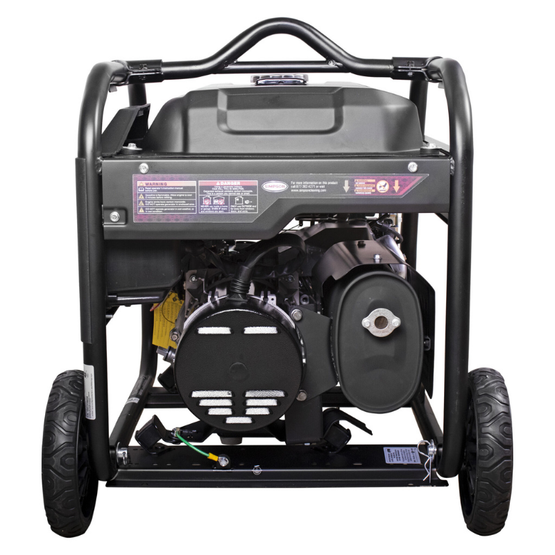 Simpson 5500-Watt Industrial Generator - SCGH5500 rear view