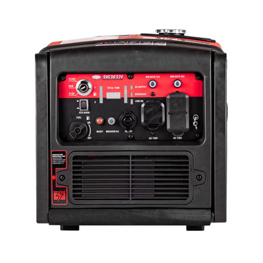 Simpson Portable 3200-Watt Inverter Generator - SIG3632E front view with outlets