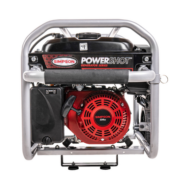 Simpson PowerShot Portable 3600-Watt Generator - SPG3645 view of engine and handle