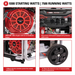 Simpson PowerShot Portable 7500-Watt Generator - SPG7593E information on the engine and control panel