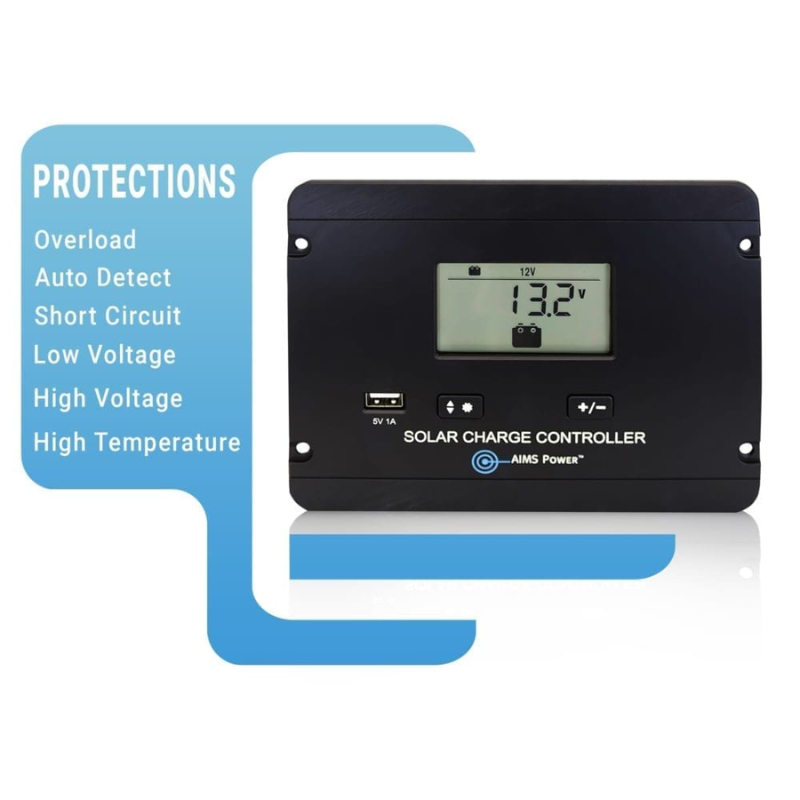 AIMS Power 190 Watt Solar con 800 Watt Inverter Off Grid Kit 