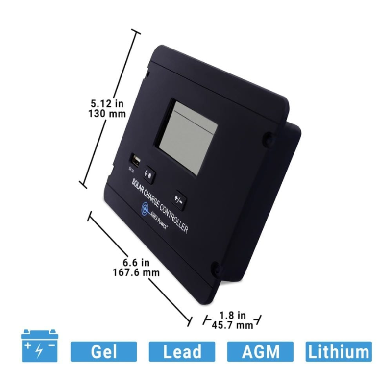 AIMS Power 480 Watt Solar Kit with 2500 Watt Power Inverter 24 VDC