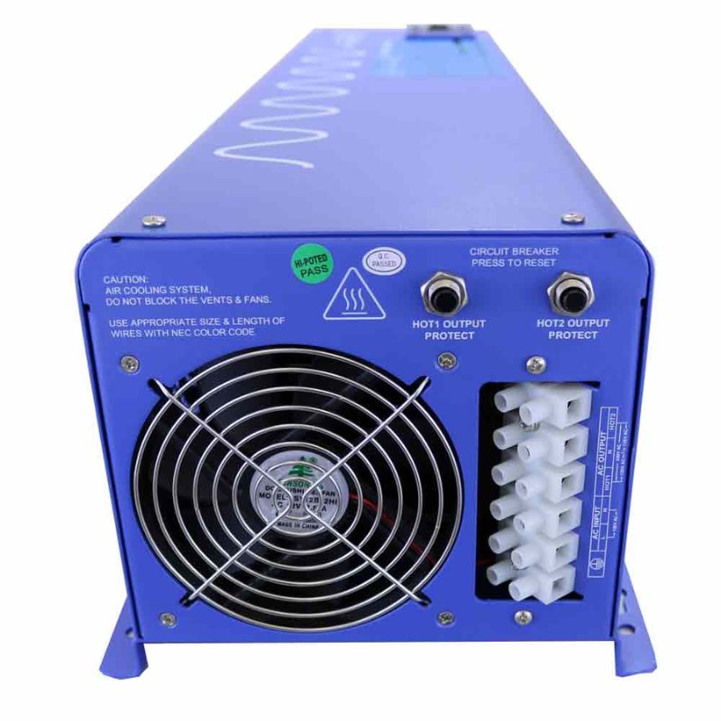 Kit solar fuera de la red de 720 vatios con cargador inversor de seno puro de 4000 vatios 120/240 VCA 48 VCC