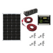 Zamp Solar 115 Watt Roof Mount Solar Kit with each product laid out