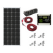 Zamp Solar 170 Watt Dual-Battery Bank Roof Mount Solar Kit with product laid out individually
