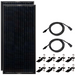 Display of the Zamp Solar 200 Watt Solar Panel Kit - Obsidian Series