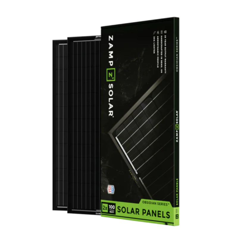 Zamp Solar 100 Watt Solar Panels - Obsidian Series